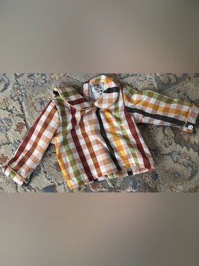 Corduroy Kids Multicolor Plaid Long-Sleeve Shirt